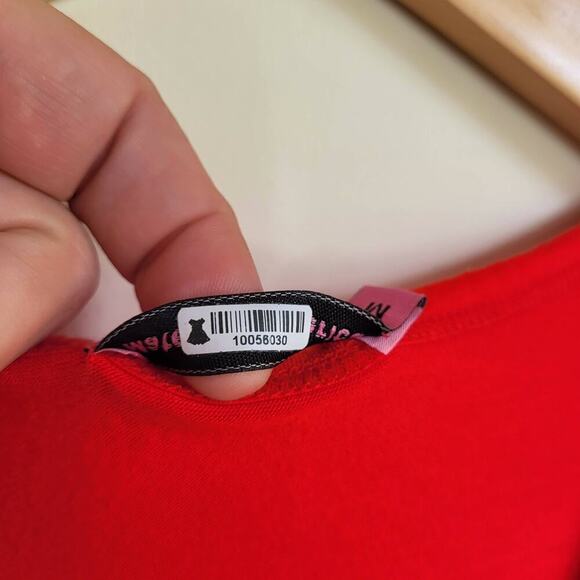 Maternal America Sleeveless Front Tie Dress - Red - Picture 10 of 13